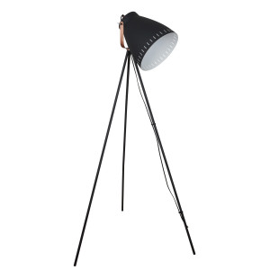 Lampadar Franklin 1xE27 metal antracit/cupru Italux