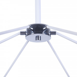 Lustra Abigail 6xE14 metal alb Maytoni