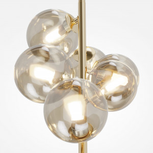 Lustra Dallas 6xG9 metal/sticla auriu/transparent Maytoni