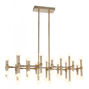Lustra Giovanna LED 96W 5893 lumeni metal bronz Italux