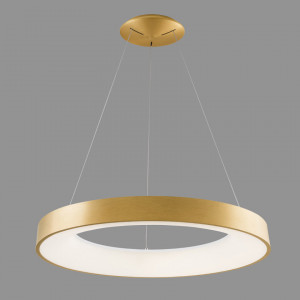 Lustra Giulia LED 80W 4400 lumeni metal/acril auriu Italux