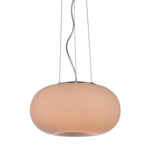 Lustra Inez 3xE27 metal/sticla alb Zuma Line
