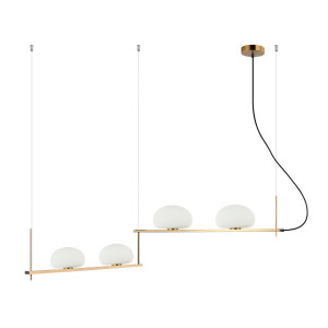 Lustra Kernio 4xG9 metal alama Italux