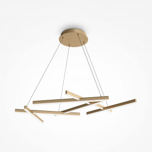 Lustra Line LED 4000K metal auriu mat Maytoni