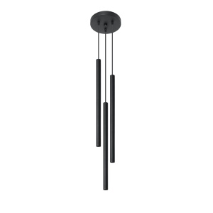 Lustra Pastelo 3P 3xG9 metal negru tubular