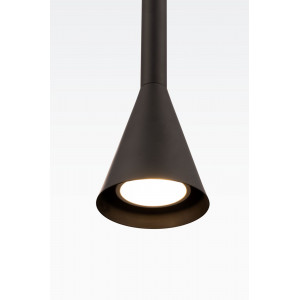Pendul Arrow 1xGU10 metal negru