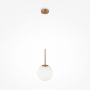 Pendul Basic form 1xE14 metal/sticla auriu/alb Maytoni MOD321PL-01G3