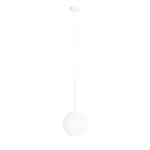 Pendul Bosso S 1xE27 metal/sticla alb Aldex