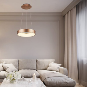 Pendul Carmella LED 50W metal/acril auriu/alb Rabalux