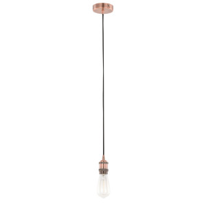 Pendul Classo 1xE27 metal cupru Italux