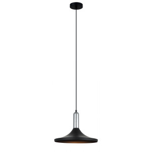Pendul Lusty 1xE27 metal negru Italux