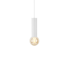 Pendul Marvi TR Dolores 1xE27 metal/acril alb mat Italux