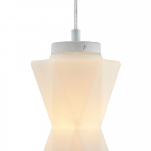 Pendul Simplicity 1xE14 metal/sticla alb Maytoni