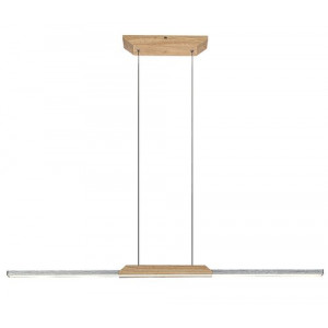 Pendul Tamur LED 26W metal/lemn fag/alb Rabalux
