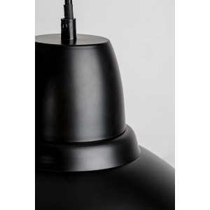 Pendul Wilbour 1xE27 metal negru/alb Rabalux