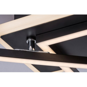 Plafoniera Athelstan LED 40W metal/acril negru/alb Rabalux