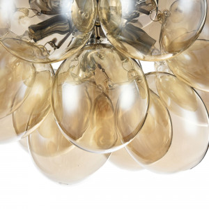 Plafoniera Balbo 4xG9 metal/sticla nichel/coniac Maytoni