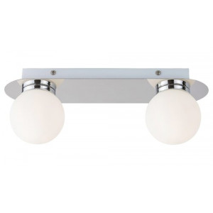 Plafoniera Becca 1xG9 metal/sticla crom/alb Rabalux