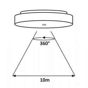 Plafoniera exterior Zenon LED 24W acril alb Rabalux