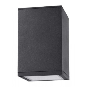 Plafoniera exterior Zombor 1xGU10 metal/sticla antracit/alb Rabalux
