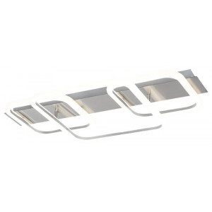 Plafoniera Fandral LED 42W metal/acril nichel/alb Rabalux RBL6997