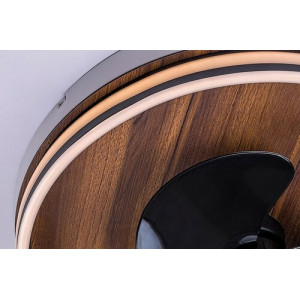 Plafoniera Faustine LED 30W metal/acril negru/alb Rabalux