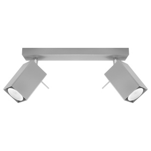 Plafoniera Merida 2xGU10 metal gri patrat