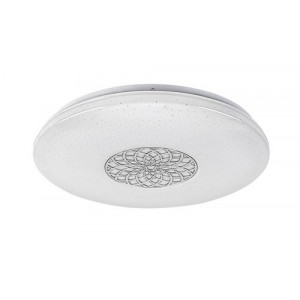 Plafoniera Ophelia LED 24W metal/acril crom/alb Rabalux