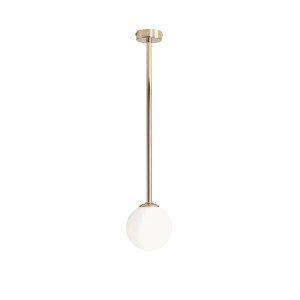 Plafoniera Pinne M 1xE14 metal/sticla auriu Aldex