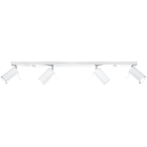 Plafoniera Ring 4xGU10 metal alb rotund