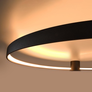 Plafoniera Rio LED 3000K 3870LM metal negru - Img 3