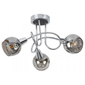 Plafoniera Tamara 3xE14 metal/sticla crom/fumuriu Rabalux RBL5348