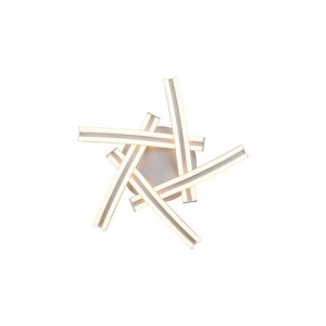 Plafoniera Tulio LED 60W metal/acril alb Rabalux