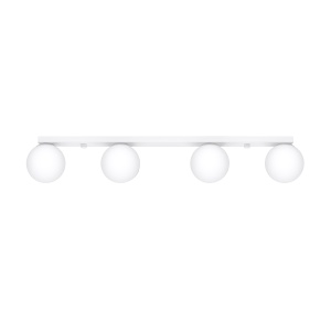 Plafoniera Yoli 4xG9 metal/sticla alb