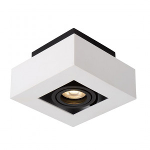 Spot aplicat Casemiro 1xGU10 metal alb/negru Italux