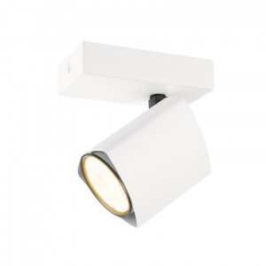 Spot aplicat Merusa 1xGU10 metal alb/negru Italux