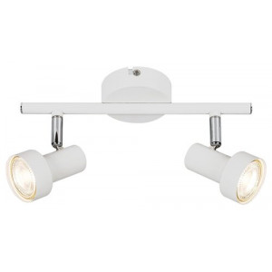 Spot bara Konrad 2xGU10 metal alb Rabalux