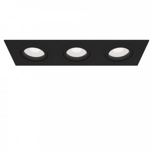 Spot incastrat Atom 3xGU10 metal negru Maytoni