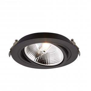 Spot incastrat Chuck 1xGU10/AR111 metal negru Zuma Line