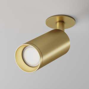 Spot incastrat Focus 1xGU10 metal auriu mat/auriu mat Maytoni