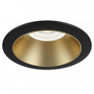 Spot incastrat Share 1xGU10 metal negru/auriu Maytoni