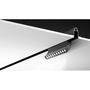 Spot magnetic sina Points Rot 1xLED metal negru