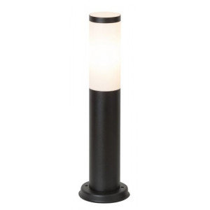 Stalp exterior Black torch 1xE27 metal/acril negru/alb Rabalux