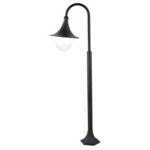 Stalp exterior Konstanz 1xE27 metal/acril negru Rabalux