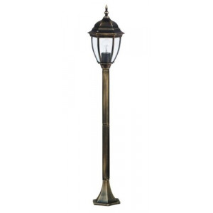 Stalp exterior Toronto 1xE27 metal/sticla auriu antichizat Rabalux