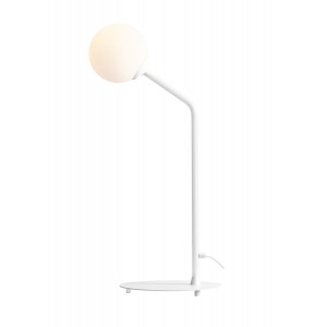 Veioza Pure 1xE14 metal/sticla alb Aldex