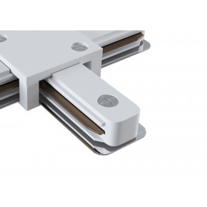 Accesoriu sina Conector cruce 1x acril alb
