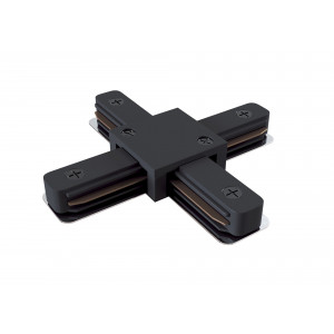 Accesoriu sina Conector cruce acril negru