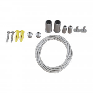 Accesoriu sina magnetica S35 Kit suspensie metal argintiu TRA004SW-21S