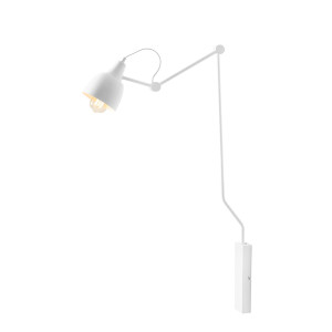 Aplica Aida C 1xE27 metal alb Aldex